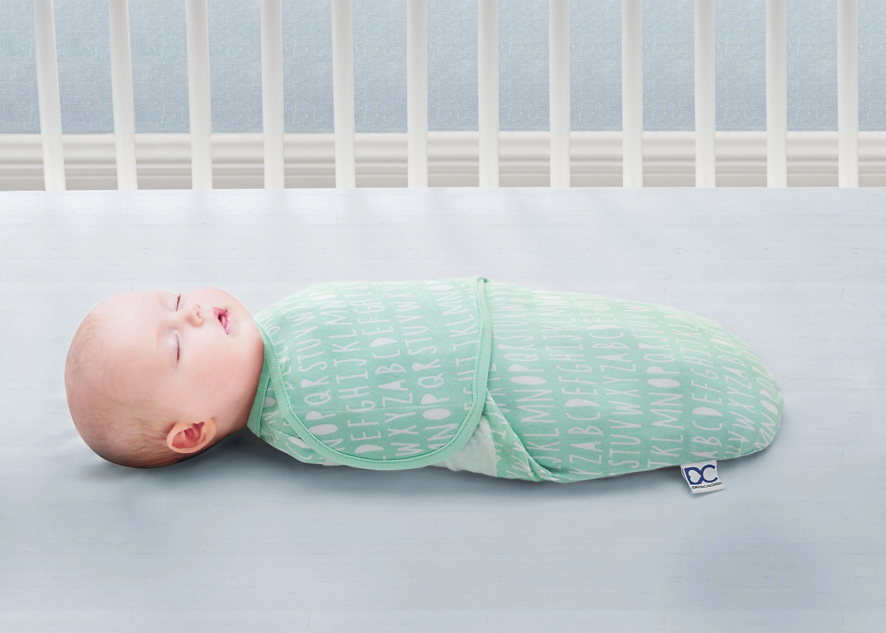 Little Lambs Adjustable Swaddle Wrap - Size Extra Small, Fits Babies 0-3 Months/4-7 lbs.