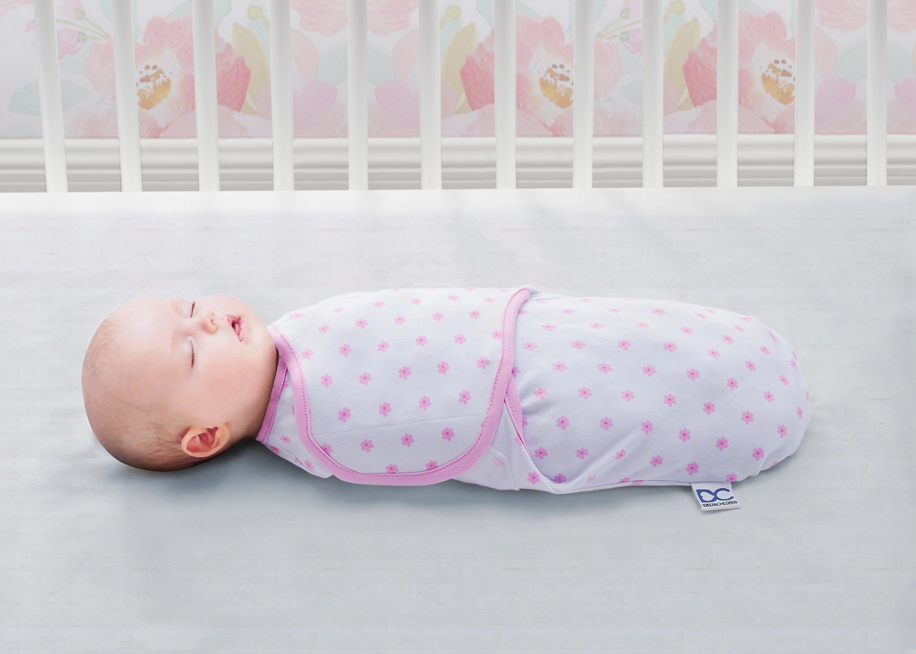 Little Lambs Adjustable Swaddle Wrap - Size Small/Medium, Fits Babies 0-3 Months/7-14 lbs., 3-Pack