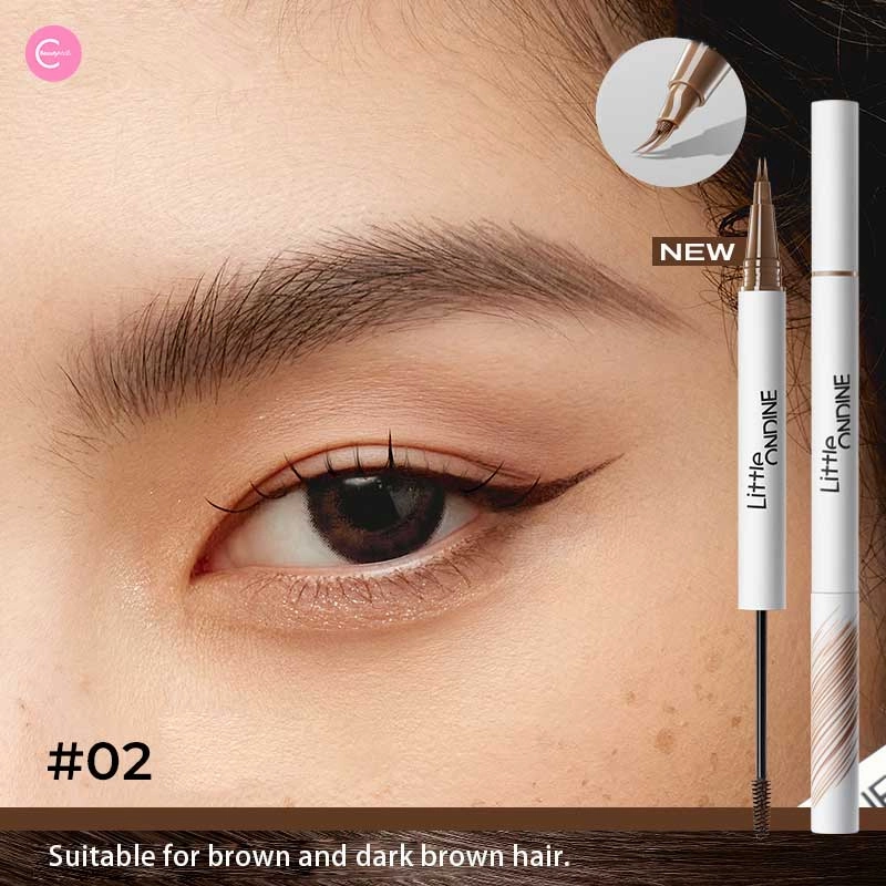 Little Ondine Dual-Ended Waterproof Eyebrow Pencil