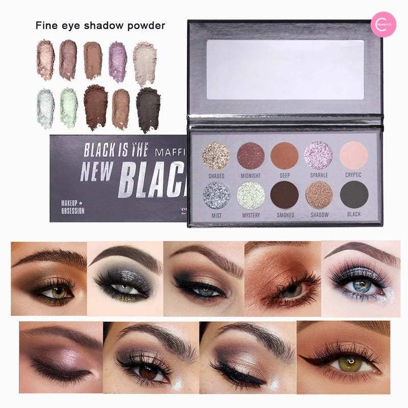 MAFFICK 10-Color Beauty Eyeshadow Palette