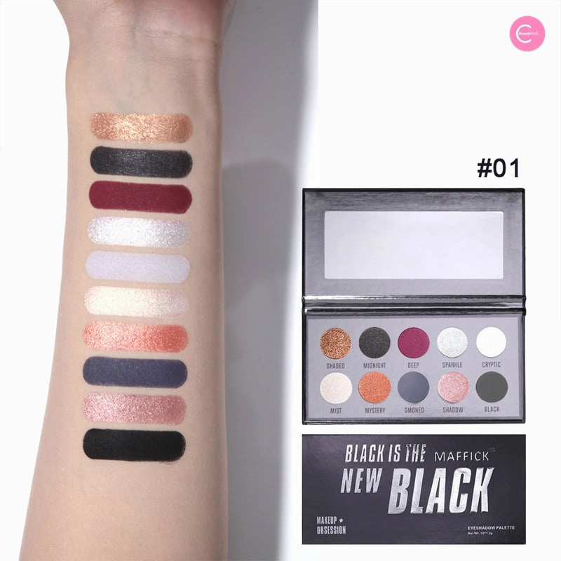 MAFFICK 10-Color Beauty Eyeshadow Palette