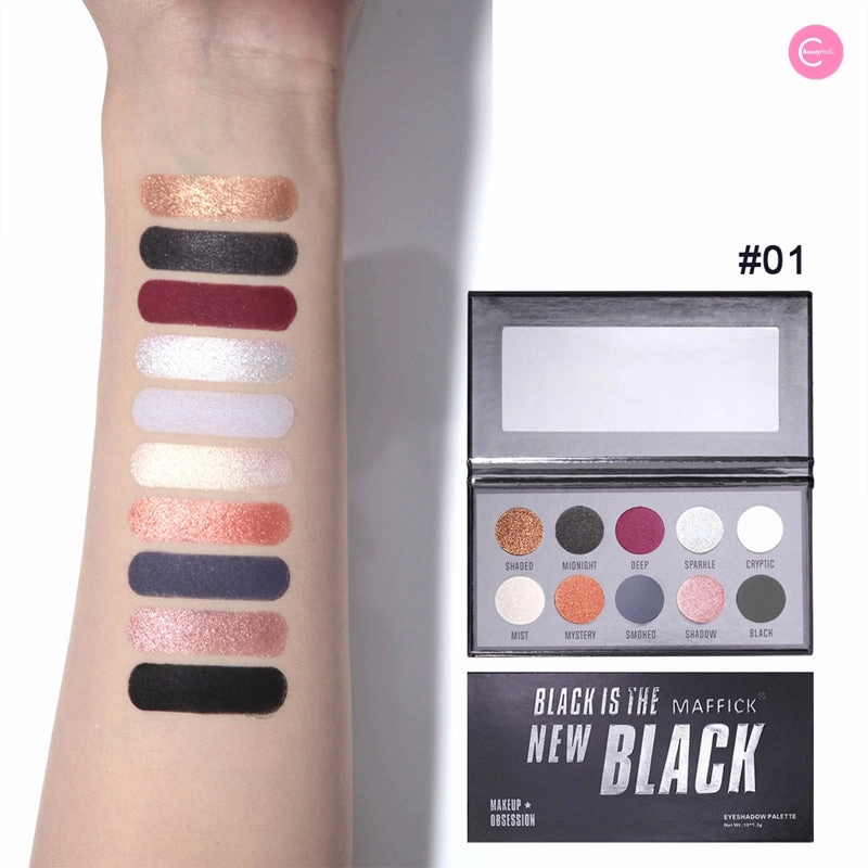 MAFFICK 10-Color Beauty Eyeshadow Palette
