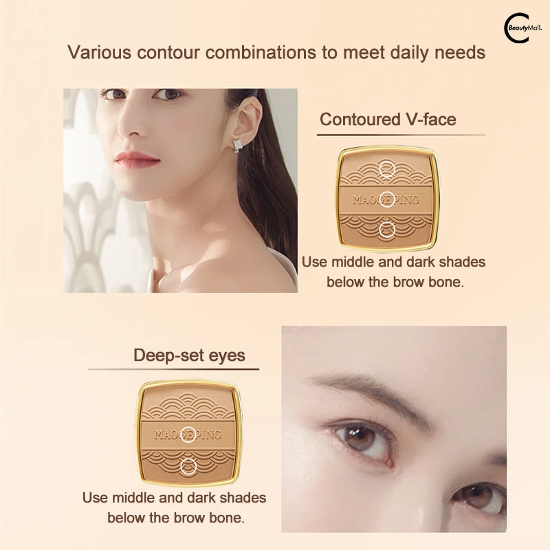 MAOGEPING Sculpting Trio Contour Palette