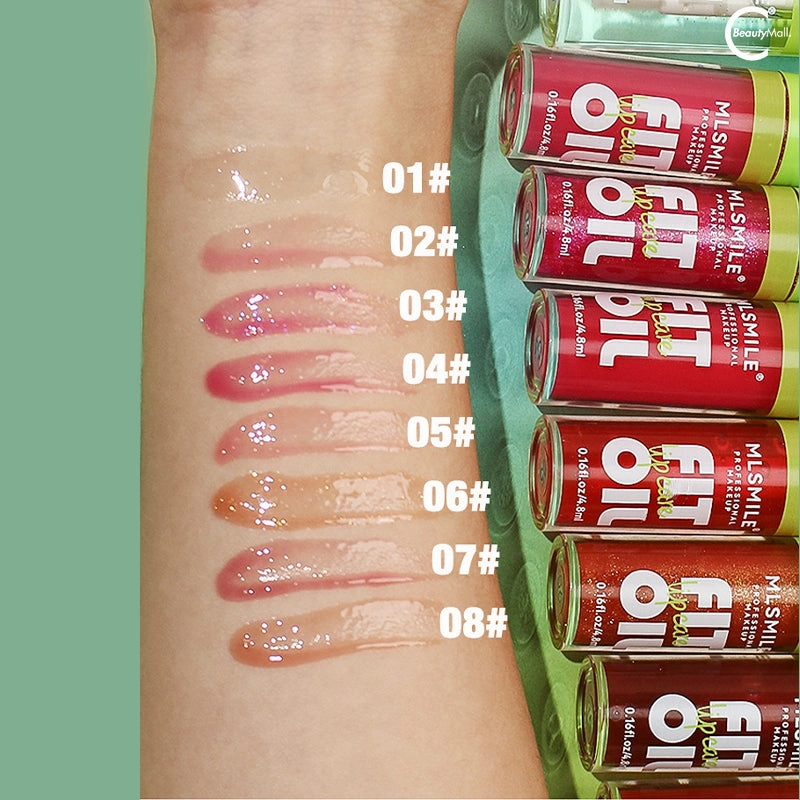 MLSMILE 8-Color Lip Gloss Set