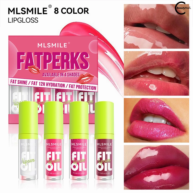MLSMILE 8-Color Lip Gloss Set