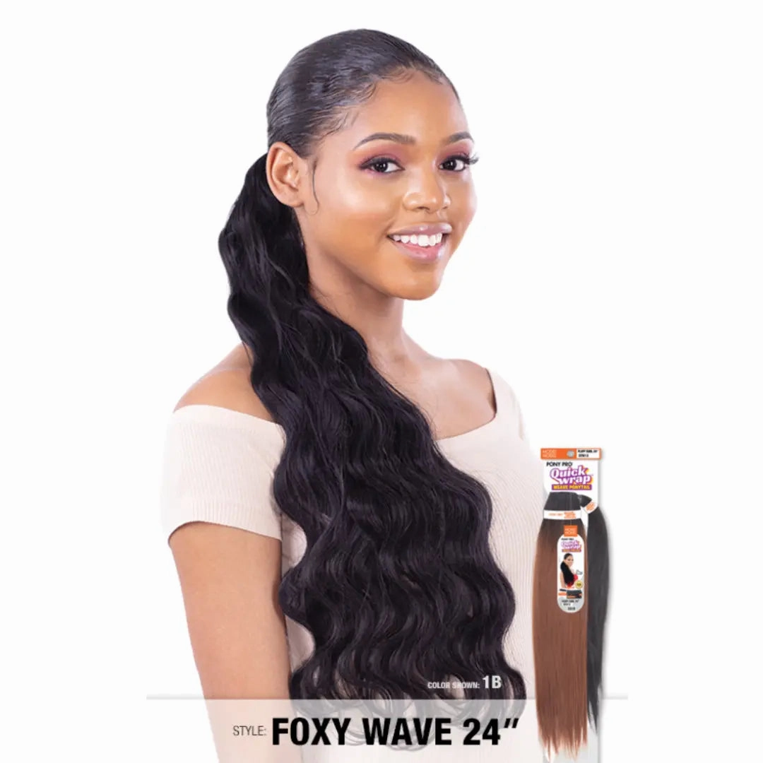 Model Model Quick Wrap Weave Ponytail 24- Foxy Wave