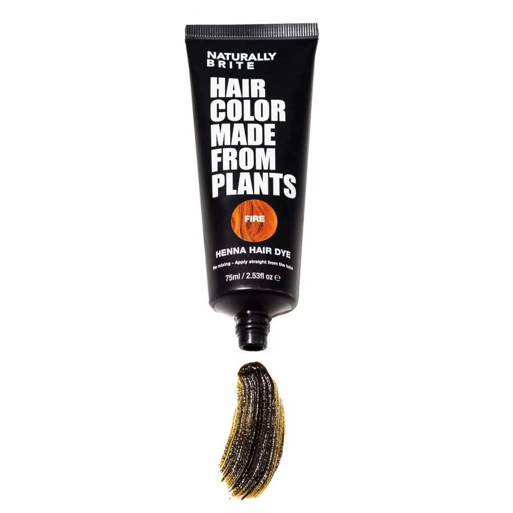 Naturally Brite Henna Hair Dye Fire 75ml