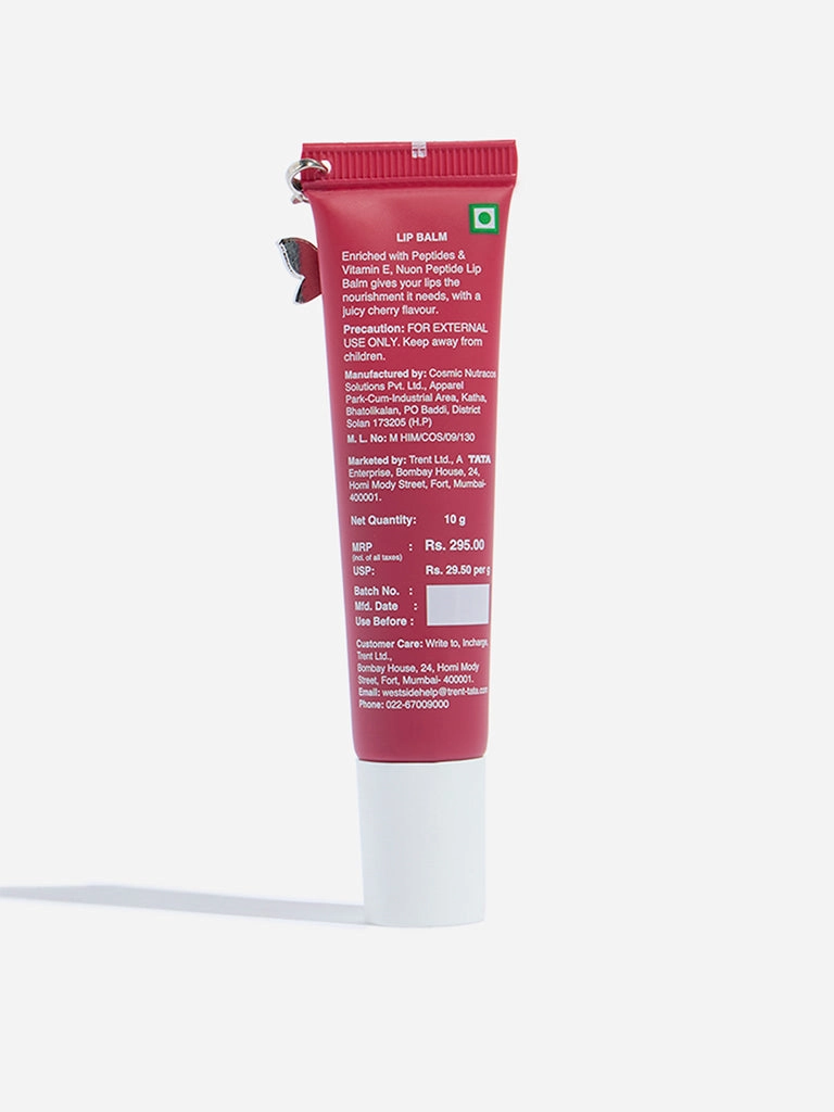 Nuon Peptide Cherry Float Lip Balm - 10 gm