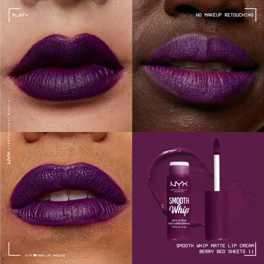 NYX Smooth Whip Matte Lip Cream Berry Bed Sheets