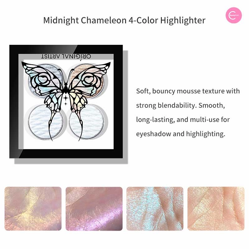 ORIGINAL ARTIST Chameleon 4-Color Highlighter Palette