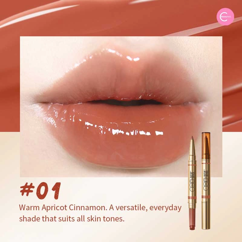 OUT OF OFFICE Dual-Ended Sculpting Lip Gloss