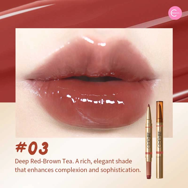 OUT OF OFFICE Dual-Ended Sculpting Lip Gloss