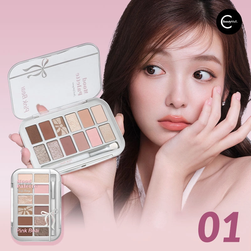 PinkBear 12-Color Eyeshadow Palette