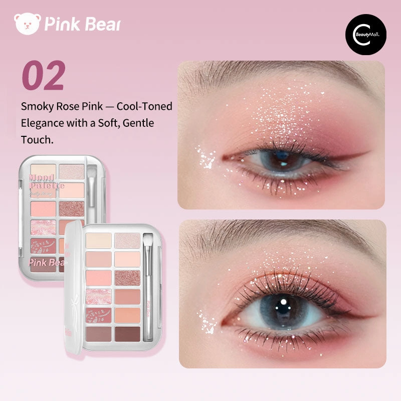 PinkBear 12-Color Eyeshadow Palette