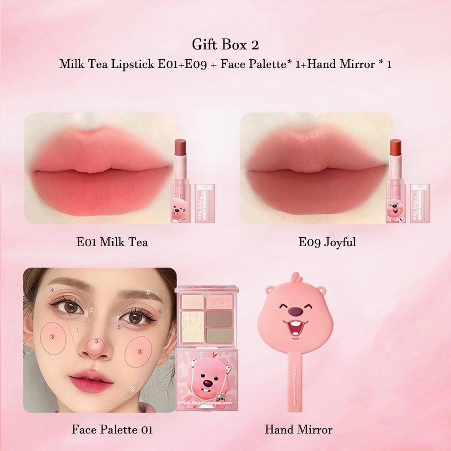 PinkBear x ZANMANG LOOPY Limited Edition Lipstick Gift Set