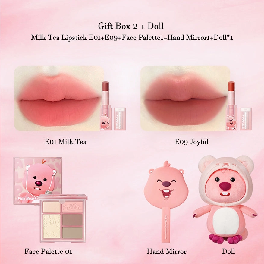 PinkBear x ZANMANG LOOPY Limited Edition Lipstick Gift Set