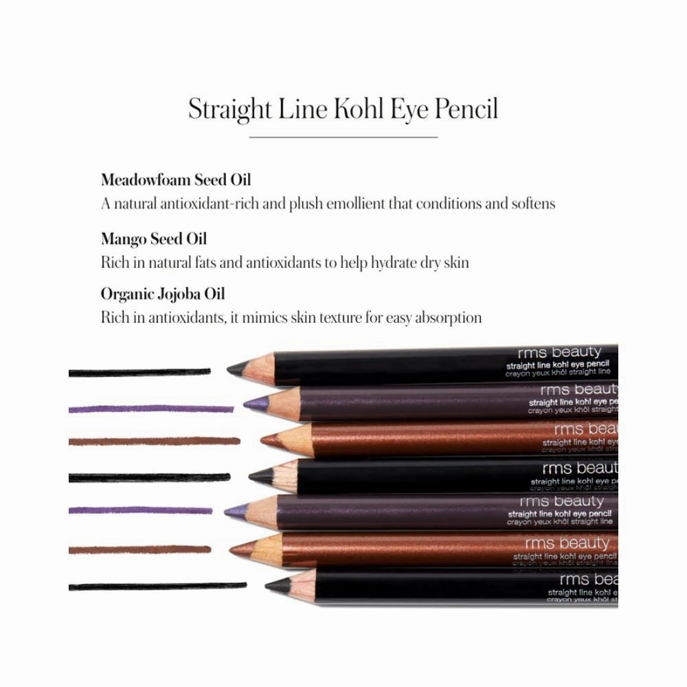 RMS Beauty Straight Line Kohl Eye Pencil With Sharpener