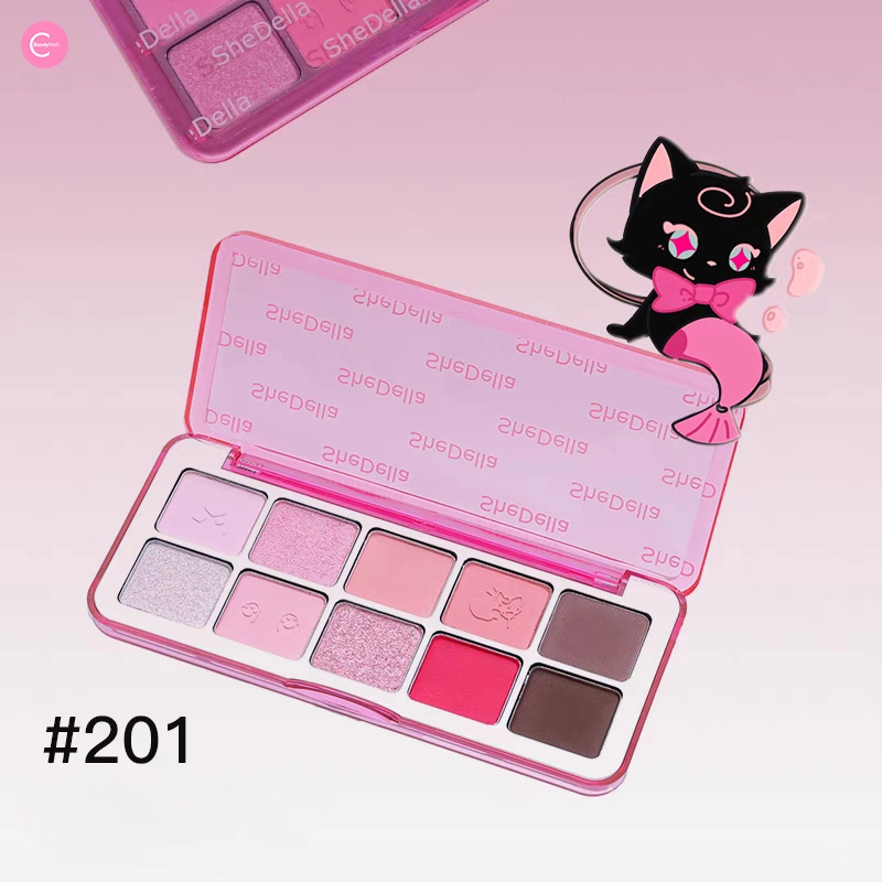 Shedella Cat Series 10-Color Eyeshadow Palette