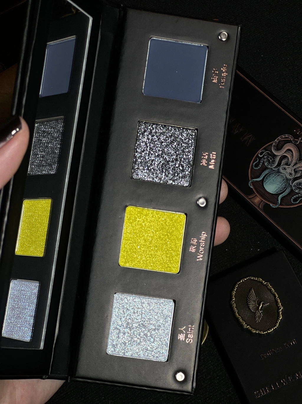 Shellwe Makeup Dove's Palette - Immortal Spirit Matte-Satin Shimmer Chameleon Quad Eyeshadow Palette
