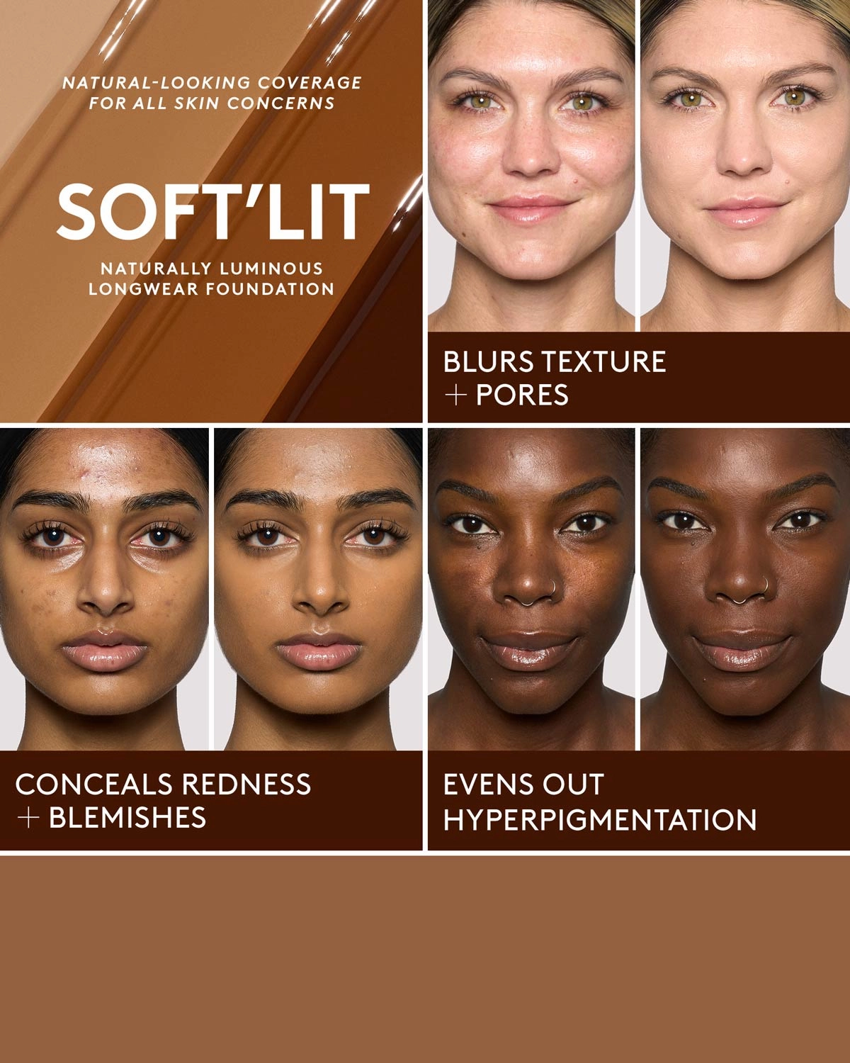Soft'lit Naturally Luminous Longwear Foundation — 315