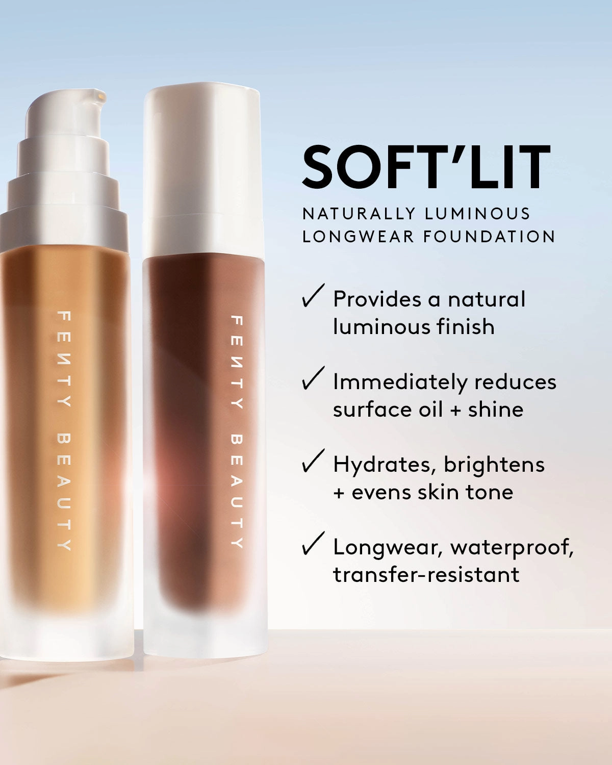 Soft'lit Naturally Luminous Longwear Foundation — 315