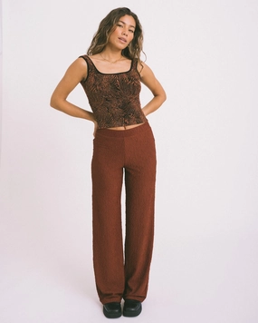 TILTIL Torry Pants Structure Rust