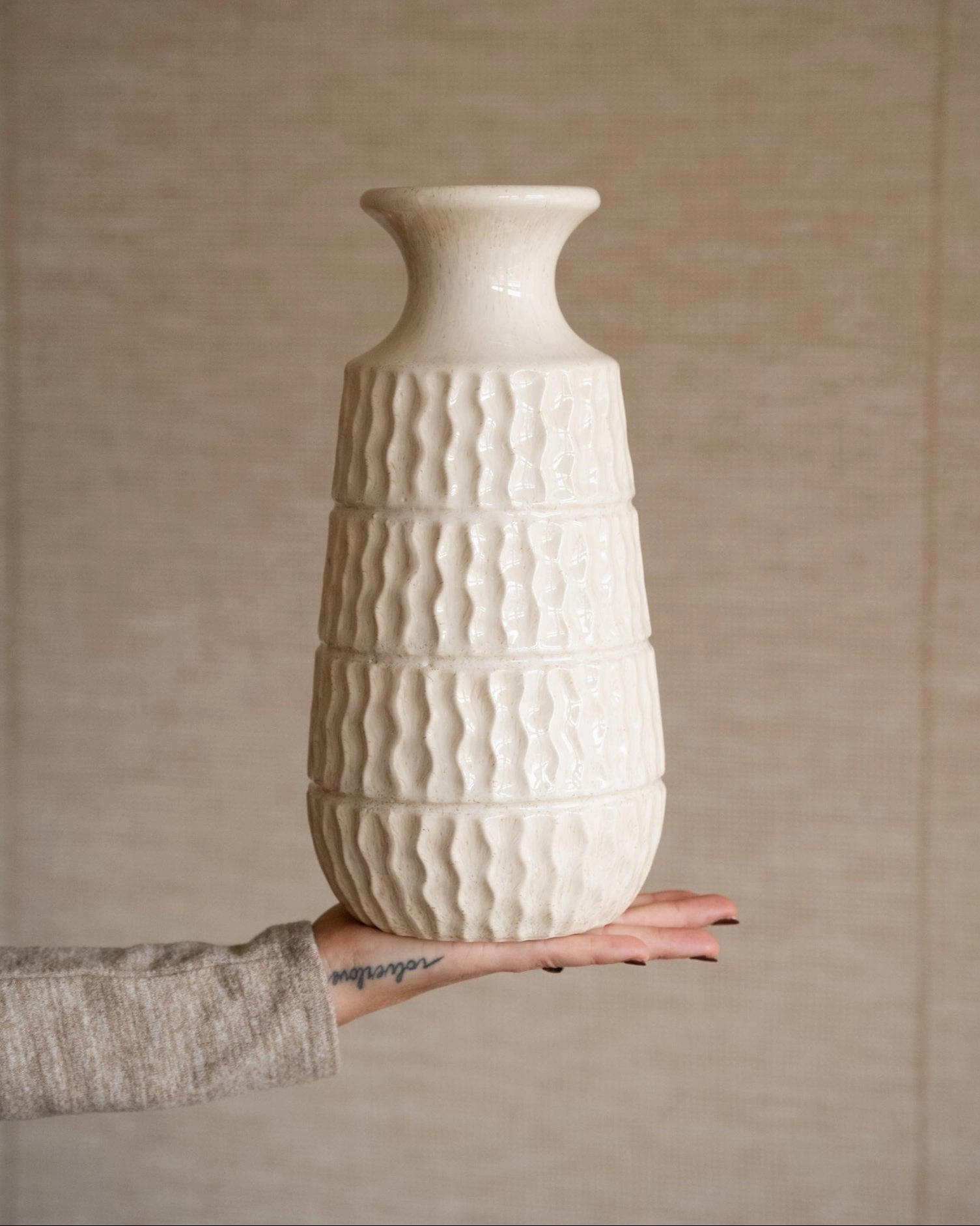 Vase Aztec Beige