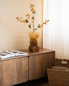 Vase Batu Mustard