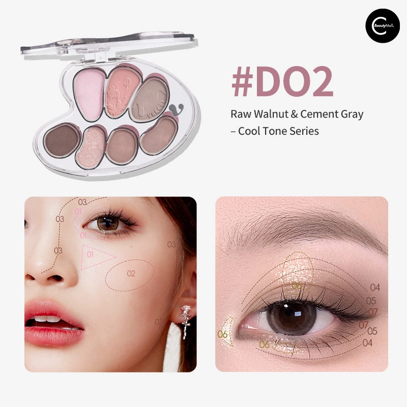 VEECCI Grand Artist 7-Color  Eyeshadow Palette