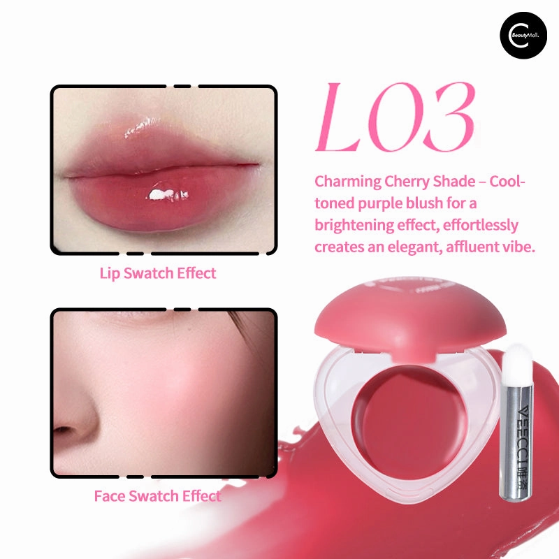VEECCI Multi-Use Lip & Cheek Balm