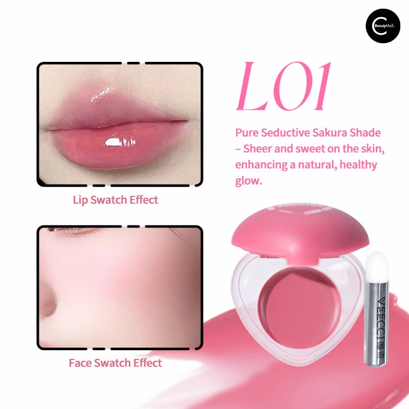 VEECCI Multi-Use Lip & Cheek Balm