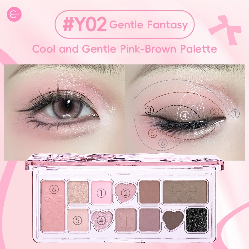 VEECCI Ribbon Fantasy 11-Color Eyeshadow Palette