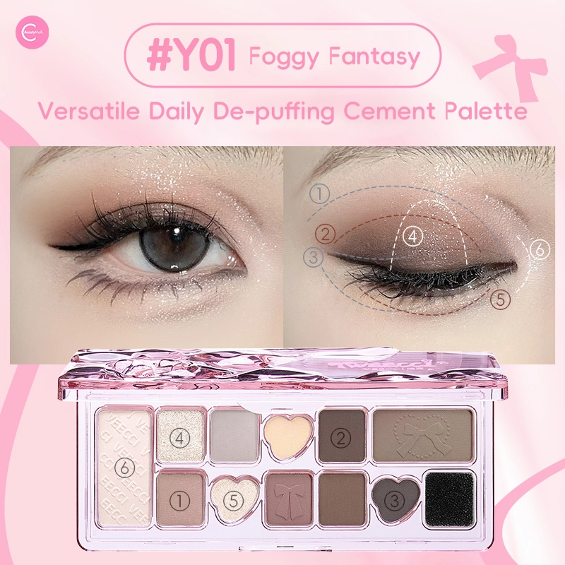 VEECCI Ribbon Fantasy 11-Color Eyeshadow Palette