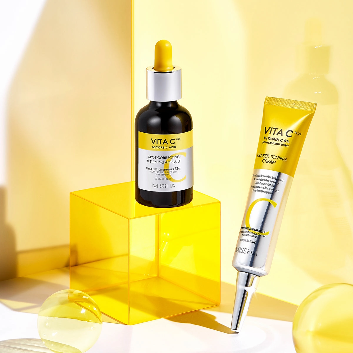 Vita C Brightening K-Beauty Skincare Routine Kit